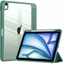 Strado Dėklas „Dėklas Hard Crystal iPad Air 11“, 6 kartos, M2 2024 / 7 kartos, M3 2025 – žalias