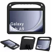 Strado „FunColor“ dėklas, skirtas „Samsung Galaxy Tab A9 8.7“ (juodas)