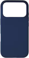 Pomologic „CoverCase“ – silikoninis dėklas, skirtas „iPhone 17 Pro“, suderinamas su „MagSafe“ (tamsiai mėlynas)