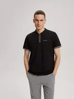 vyriški polo marškinėliai prm p 0223 s1811 – juodi