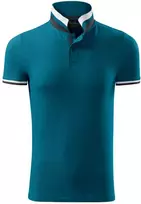 Malfini As Vyriški Polo Marškinėliai MALFINI Collar Up Petrol mėlynas 215 g/m²