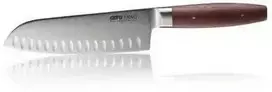 GEFU ENNO Santoku peilis su grioveliais 18 cm