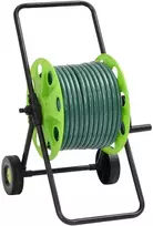 Žarnos ritė su tvirtinimo detalėmis, žalia, 0,5", 30m, PVC