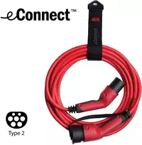 „Defa eConnect“ įkrovimo kabelis, 7,5 m, 1 fazės, 32 A, 7,4 kW, Type2-Type2