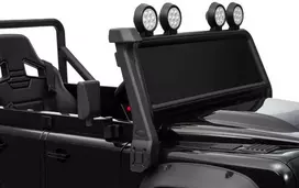 Elektromobilis Land Rover Defender 110 SVX Concept, Juodas