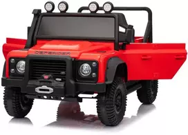 Elektromobilis Land Rover Defender 110 SVX Concept, Raudona