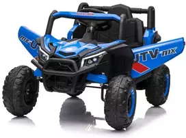 Vaikiškas elektrinis UTV-MX keturratis su 3 greičiais ir saugos mygtuku, nuo 3 metų