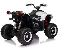 Elektrinis keturratis Fast Wheel, Baltas