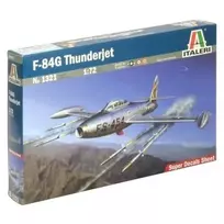 Italeri Republic F-84G Thunderjet 1/72 plastikinis lėktuvo surinkimo rinkinys