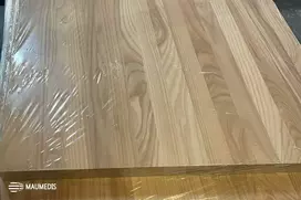 Klijuotas uosinis skydas Natural (SOLID) 20x650x1500