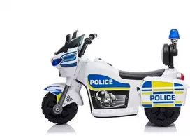 Super Toys Nežinomas Vaikiškas elektrinis motociklas Police, mėlyna/balta