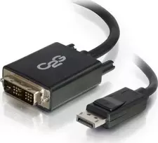 C2G C2G 2m DisplayPort į vienos jungties DVI-D adapterio kabelis M/M - DP į DVI - juodas - DisplayPort kabelis - DisplayPort (M) į DVI-D (M) - 2 m - juodas