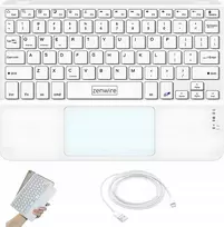 Zenwire belaidė „Bluetooth“ klaviatūra su jutikliniu skydeliu SLIM telefonui, planšetiniam kompiuteriui, iPad Zenwire WLK-619