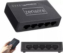 Šakotuvas 5 prievadų gigabito eterneto komutatorius, 1000MBps skirstytuvas LAN komutatorius Zenwire SG1005