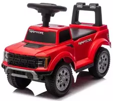 Megaleg „Ford F150 Raptor“ važiuojamasis automobilis su šviesomis ir garsais, raudonas