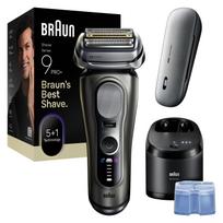 BRAUN Shaver | Series 9 Pro+ 9675cc | Operating time (max) 60 min | Wet  AND  Dry | Lithium Ion | Grey