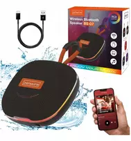 Maža nešiojama belaidė „Bluetooth“ kolonėlė su FM radiju, MP3 grotuvu, 13 W, „Zenwire BS-07“
