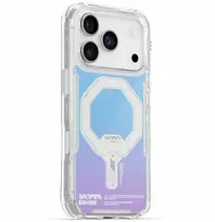 „iPhone 17 Pro“ magnetinio įkrovimo holografinis dėklas „Skinarma Myst“