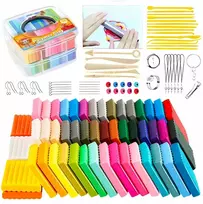 Bounn 50 spalvų plastilino rinkinys termoreaktyviam modelino moliui