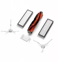 JETtools priedų rinkinys Roborock S5 S50 S55 Xiaomi Mi Robot 3x šepetėlis 2x filtras / An505as
