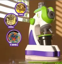 Bounn Mikroskop 2w1 violetinė + projektorius
