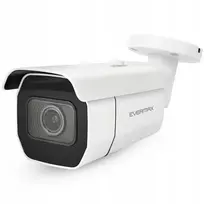 EVERMAX EVX-IP5ZB02-IR-Ai-W IP kamera, balta, 5Mpx, 2.7-13.5mm IR, 60m, AI, IP67, mikrofonas