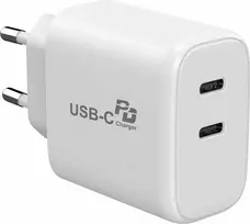 FoneKit GaN PD 65W -verkkovirtalaturi, USB-C + USB-C, valkoinen