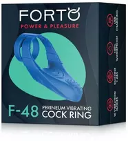 FORTO F-48 Vibrantis Perinėjo Dvigubas C-žiedas Mėlynas