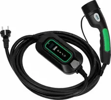 Wave EV sähköauton latauskaapeli, 3,7 kW, 8-16 A, 1-vaihe, Suko-Type2, 5 m