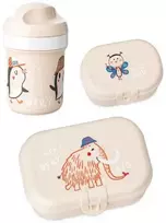 Rinkinys: 200 ml buteliukas ir HOP ON AT HOME priešpiečių dėžutė, 3 dalių, KOZIOL