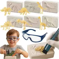 Dinozaurų kasinėjimų rinkinys vaikams Kruzzel su 6 modeliais