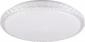 Lubinis šviestuvas Polux Lubinis šviestuvas IRINA 310767 Polux glamour apvalus LED ŠVIESTUVAS 36W 2700-6500K su žvaigždės efektu, baltas