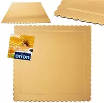 Lumarko Orion torto padėkliukas auksinis 34x34 cm dvipusis