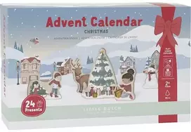 Advento kalendorius Little Dutch FSC Limited Edition su medinėmis figūrėlėmis
