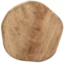 Boltze Orion medinis padėkliukas puodui MANGO 10 cm, natūralus