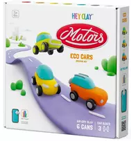 HEY CLAY Modeliuojantys molio ekologiški automobiliai su ratais