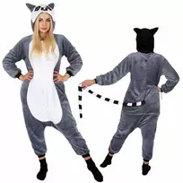 Kigurumi pižama su lemūro raštu Springos HA7343, dydis M