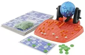 Skaitmeninis Bingo žaidimas su loterijos mašina