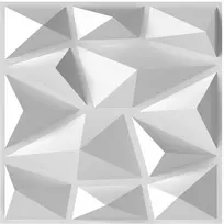 Promotions 3D Sienų plokštės, 30x30x2 cm, Balta