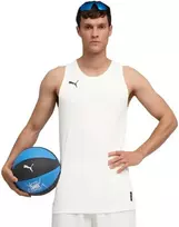 Puma Krepšinio Marškinėliai Vyrams TeamJaws Starter Jersey Baltas 685363 02