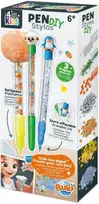 Dėlionė Buki France DIY rašiklių gamybos rinkinys „Gyvūnai“ – 2 nutrinami rašikliai + žymeklis (3 vnt)