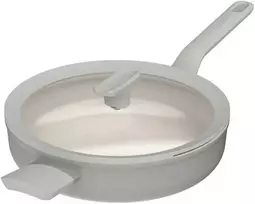 BergHOFF 26 cm troškintuvas su dangčiu - Balance Moonmist su stikliniu dangčiu, keramine nepridegančia danga, tinka indukcijai