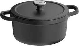BergHOFF 26 cm ketaus puodas - Graphite serija su laistymo dangčiu lėtam gaminimui