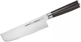 Samura MO-V 6.6" Nakiri Peilis - Authentic Japanese Steel Chef's Peilis for Precision Vegetable Cutting