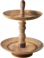 Mondex Since 1986 DAZ dekoratyvinė dviejų aukštų lėkštė 21/24x30cm