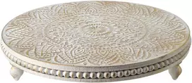 Mondex Since 1986 DAZ dekoratyvinė lėkštė 30x30x6cm paauksuota mandala