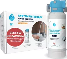 Dafi Dafi „Flow Comfort D1“ po kriaukle montuojamo filtro pradinis rinkinys be čiaupo