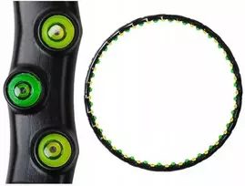 Gimnastikos lankas Hula Hoop Double Massage
