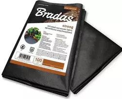Agrotekstilė nuo piktžolių Bradas, 100 g/m², 0,6 x 5 m, neaustinė, juoda