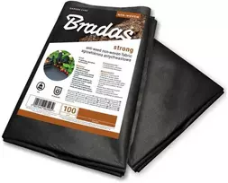 Agrotekstilė nuo piktžolių Bradas, 100 g/m², 2 x 5 m, neaustinė, juoda